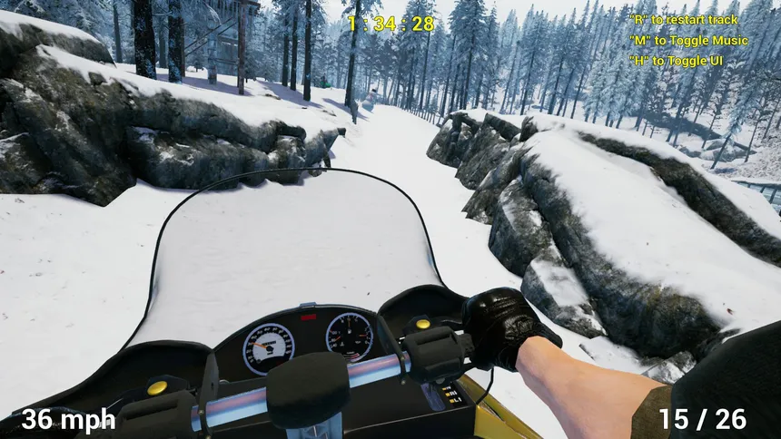 Скриншот 1 к игре SnowRocket