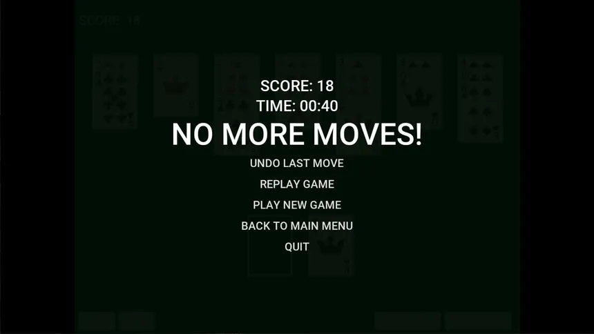 Скриншот 3 к игре Golf Solitaire Simple
