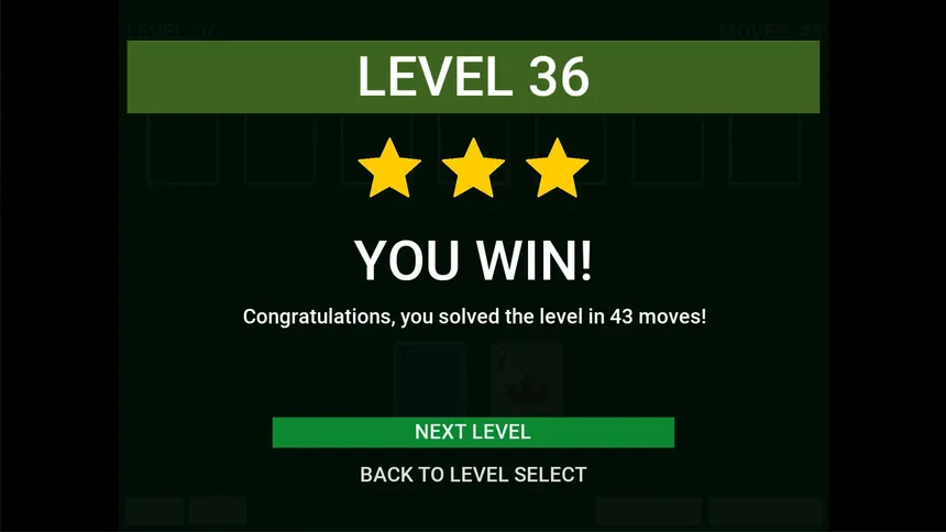 Скриншот 8 к игре Golf Solitaire Simple