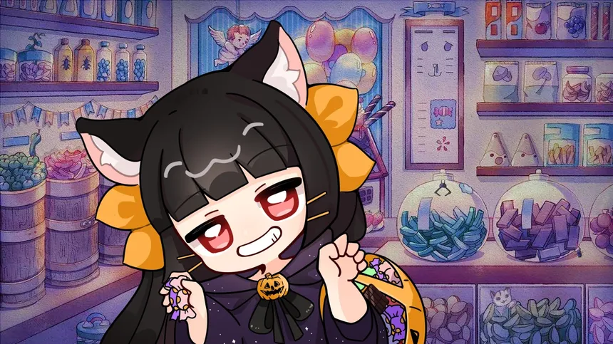Скриншот 1 к игре 怕不怕趴喵霸霸 Ghost Party Nyanbaba