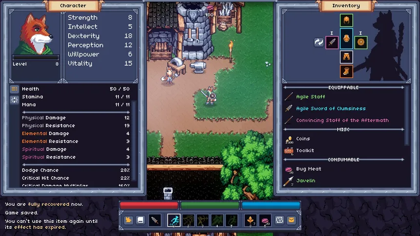 Скриншот 2 к игре Of Blades & Tails