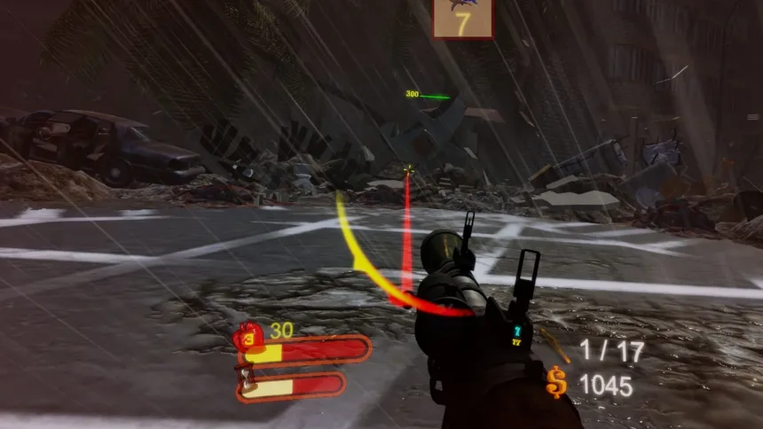 Скриншот 2 к игре Sharknado VR (Arcade Edition)