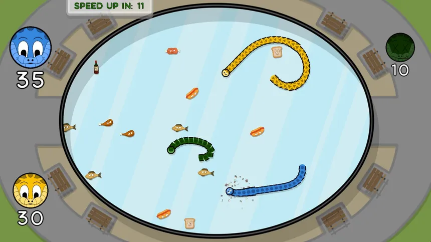 Скриншот 3 к игре Battle Snakes