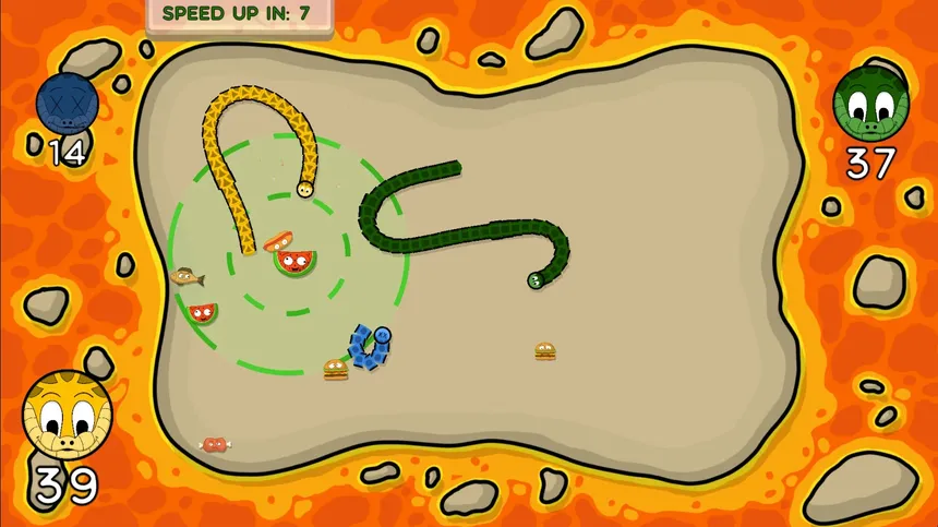 Скриншот 5 к игре Battle Snakes