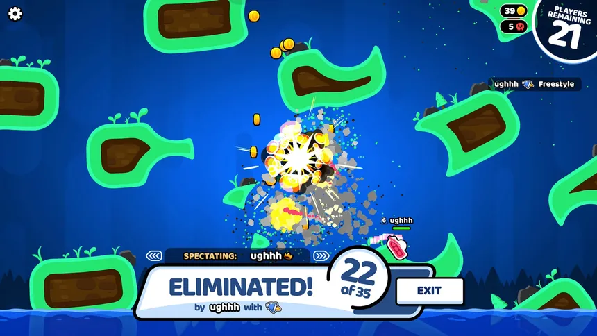 Скриншот 2 к игре Rocket Bot Royale