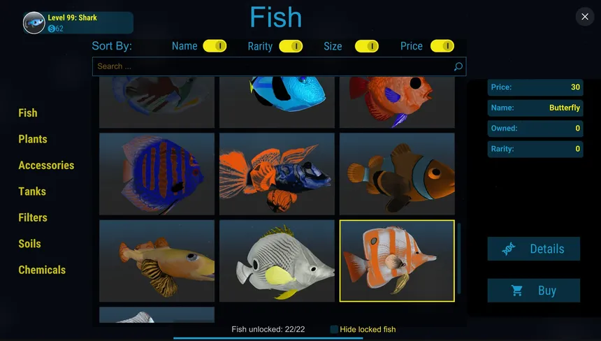 Скриншот 7 к игре Darwin's Aquarium