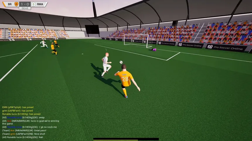 Скриншот 1 к игре Pro Soccer Online
