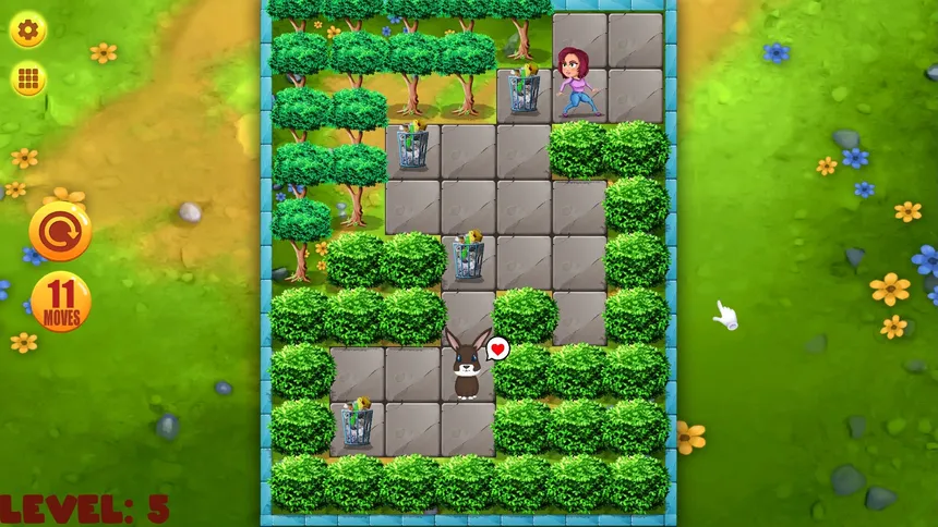Скриншот 4 к игре Push Puzzle - Rescue Adventure