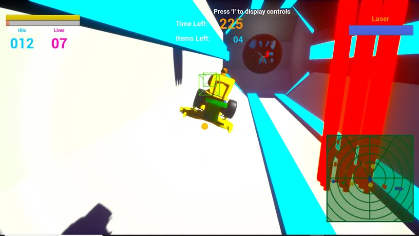 Скриншот 1 к игре Lawnmower Game: Space Fight