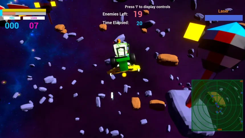 Скриншот 4 к игре Lawnmower Game: Space Fight