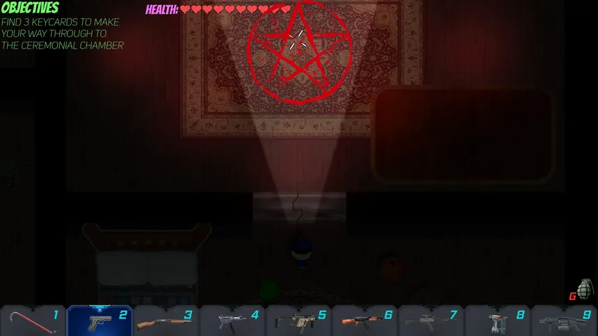 Скриншот 1 к игре HOGuru Presents: The House With Too Many Zombies In It