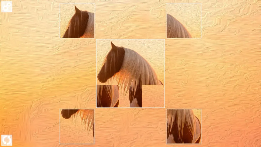 Скриншот 1 к игре Puzzle Art: Horses