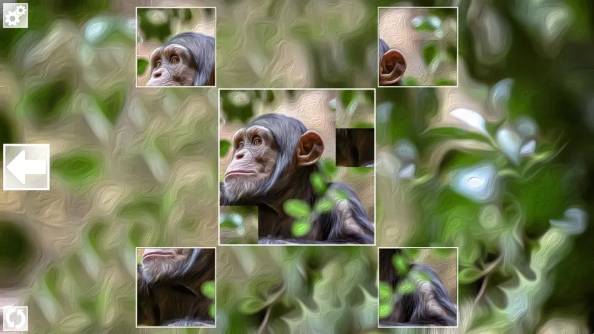 Скриншот 1 к игре Puzzle Art: Primates