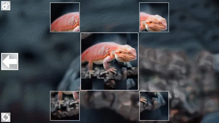 Скриншот 1 к игре Puzzle Art: Reptiles