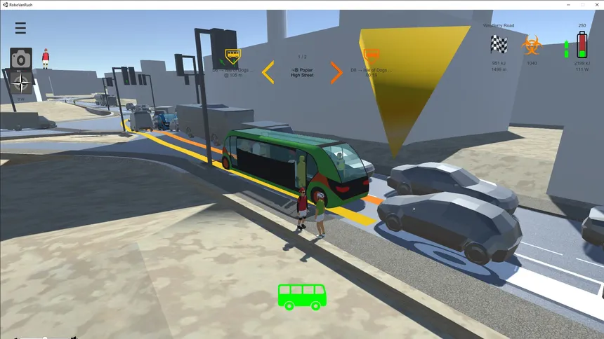 Скриншот 2 к игре RoboVanRush