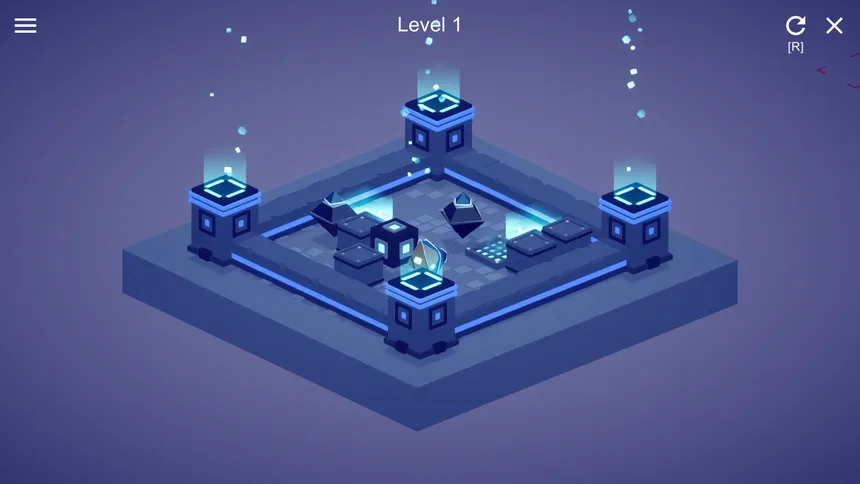 Скриншот 1 к игре Cyber Sokoban