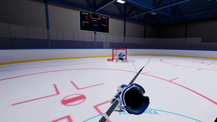 Скриншот 1 к игре Hockey VR