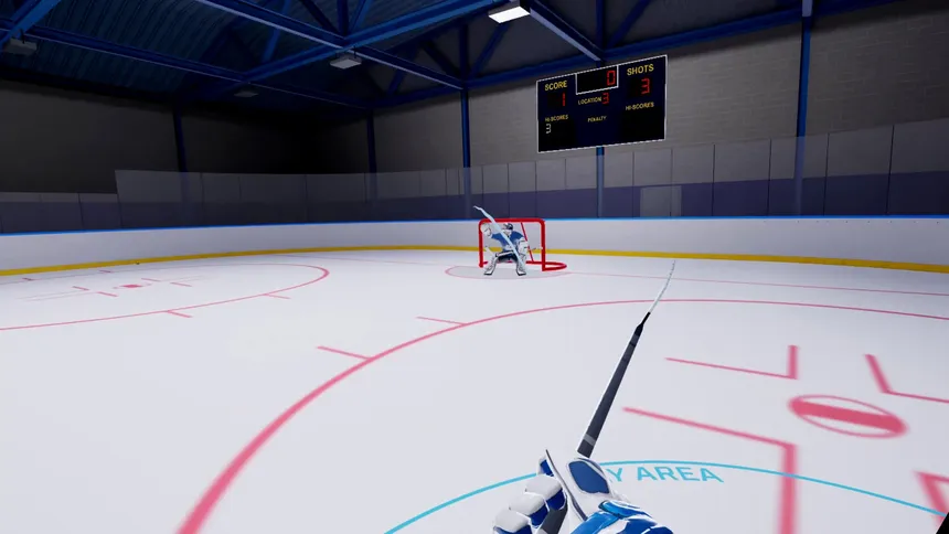Скриншот 2 к игре Hockey VR