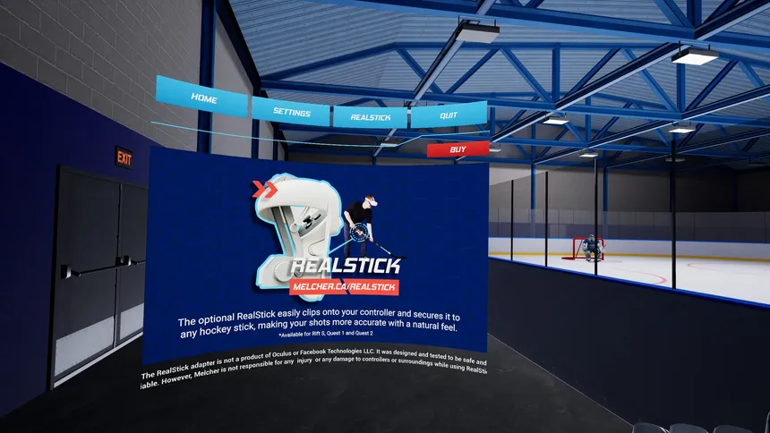 Скриншот 3 к игре Hockey VR