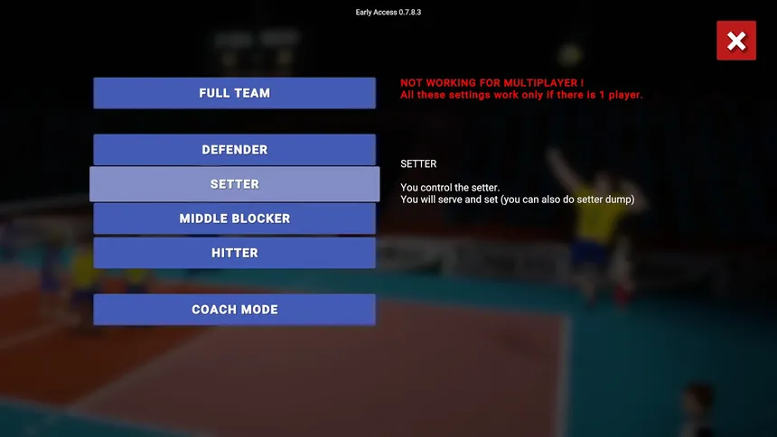 Скриншот 8 к игре Spikair Volleyball