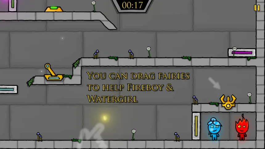 Скриншот 1 к игре Fireboy & Watergirl: Fairy Tales