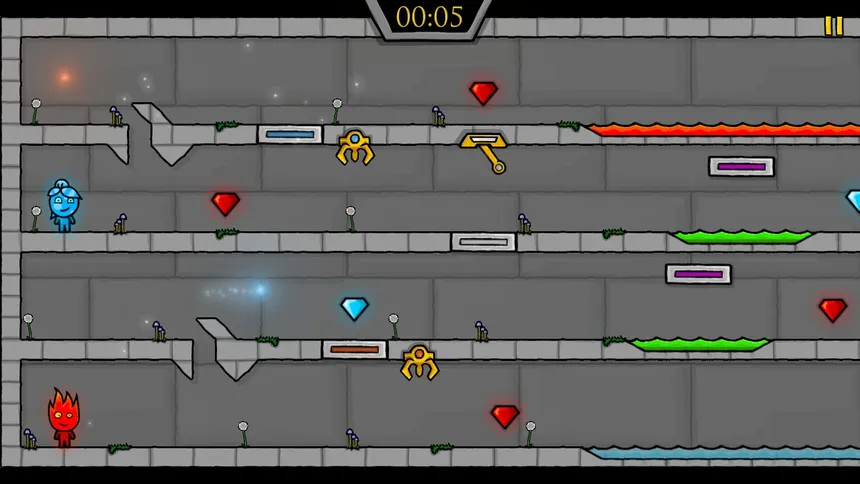 Скриншот 2 к игре Fireboy & Watergirl: Fairy Tales