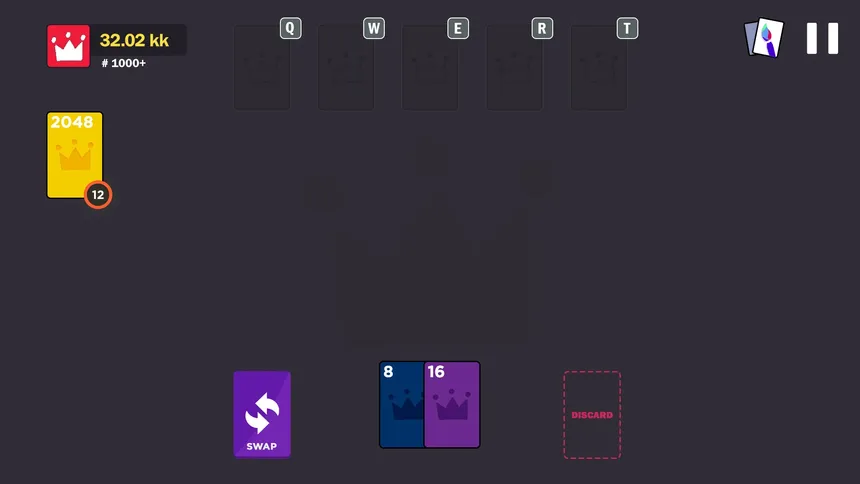 Скриншот 2 к игре 2048 Royal Cards