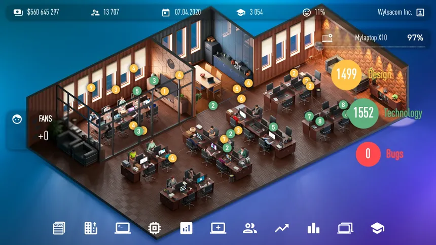 Скриншот 1 к игре Laptop Tycoon