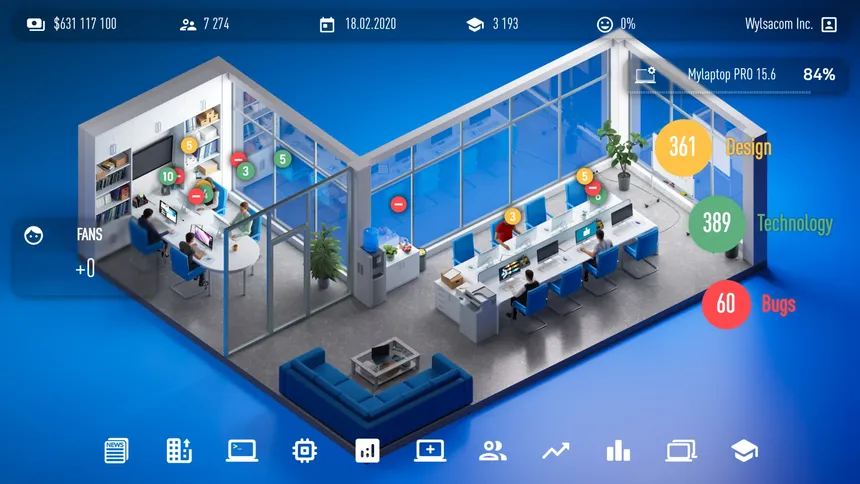Скриншот 2 к игре Laptop Tycoon