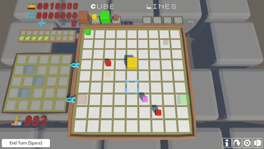 Скриншот 1 к игре CubeLines