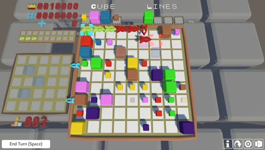 Скриншот 2 к игре CubeLines