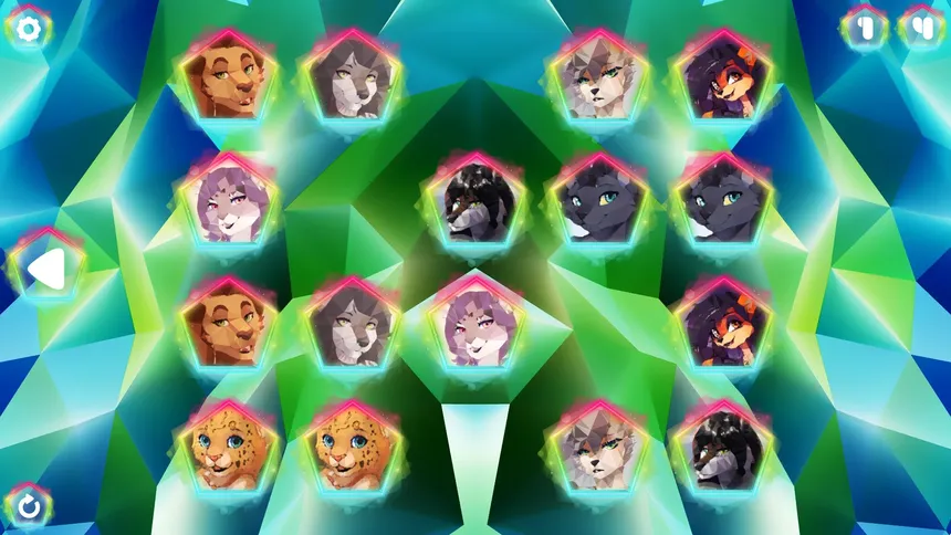 Скриншот 2 к игре Poly Memory: Furries 2