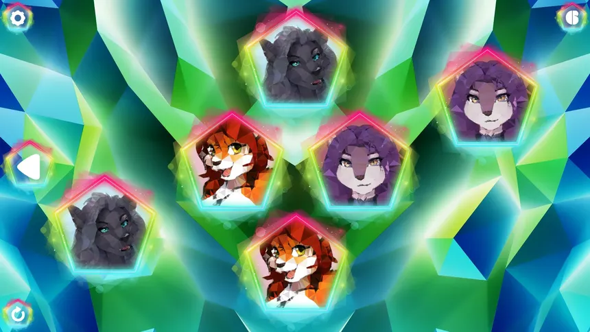 Скриншот 4 к игре Poly Memory: Furries 2