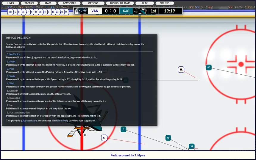 Скриншот 1 к игре Franchise Hockey Manager 8