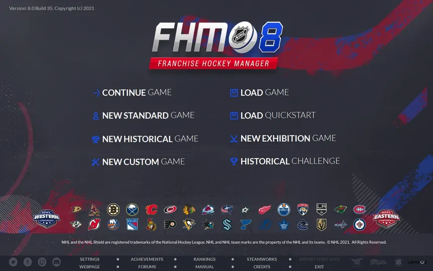 Скриншот 2 к игре Franchise Hockey Manager 8