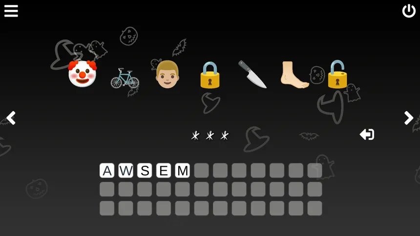 Скриншот 1 к игре Cinemoji: Halloween