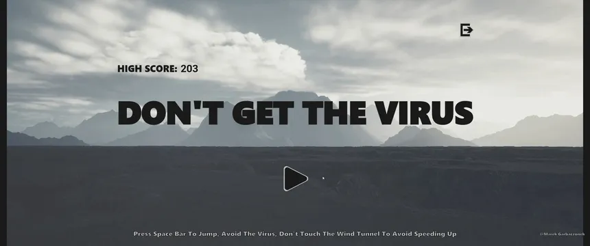 Скриншот 1 к игре Don't Get The Virus