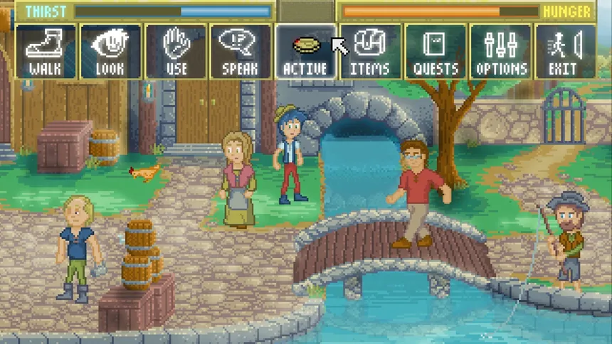 Скриншот 1 к игре Peter's Adventures in English [Learn English]