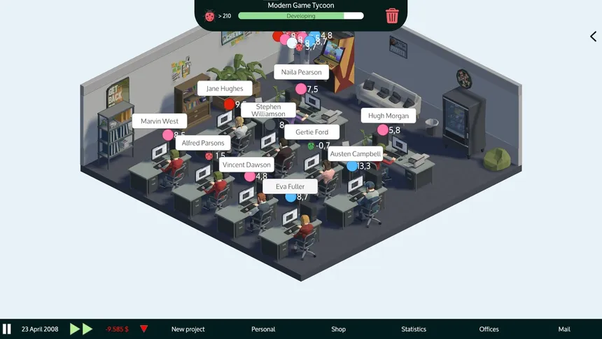 Скриншот 1 к игре Modern Game Tycoon