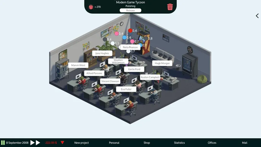 Скриншот 2 к игре Modern Game Tycoon