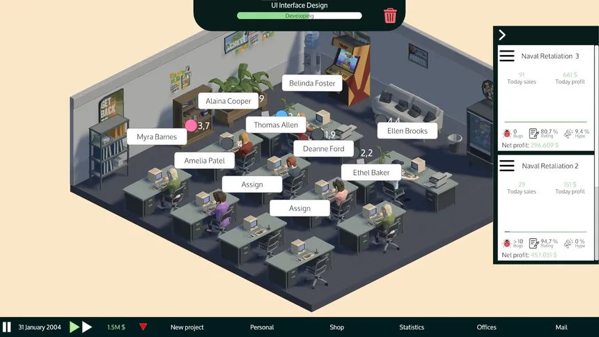 Скриншот 3 к игре Modern Game Tycoon
