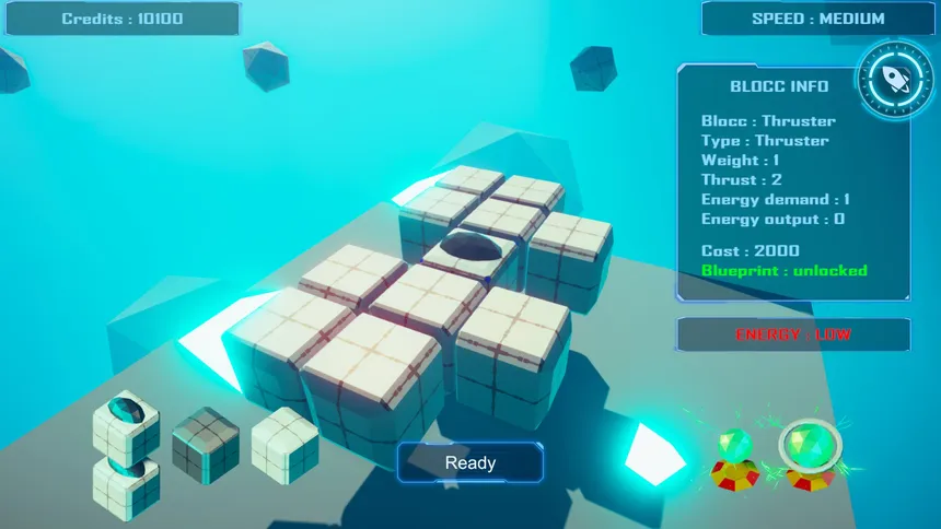 Скриншот 1 к игре SpaceBlocc