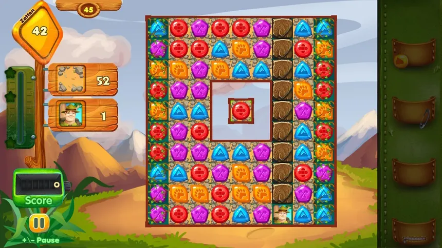 Скриншот 2 к игре Gems of Magic: Father's Day
