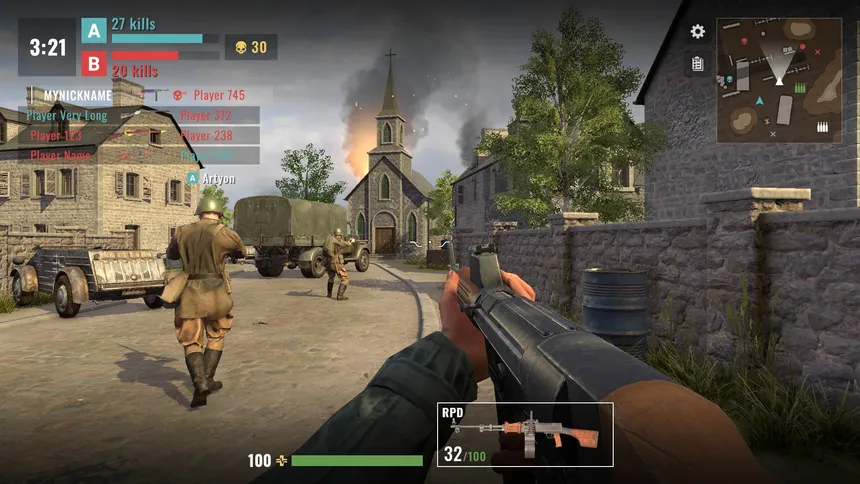 Скриншот 1 к игре Ghosts of War: Battle Royale WW2 Shooting games