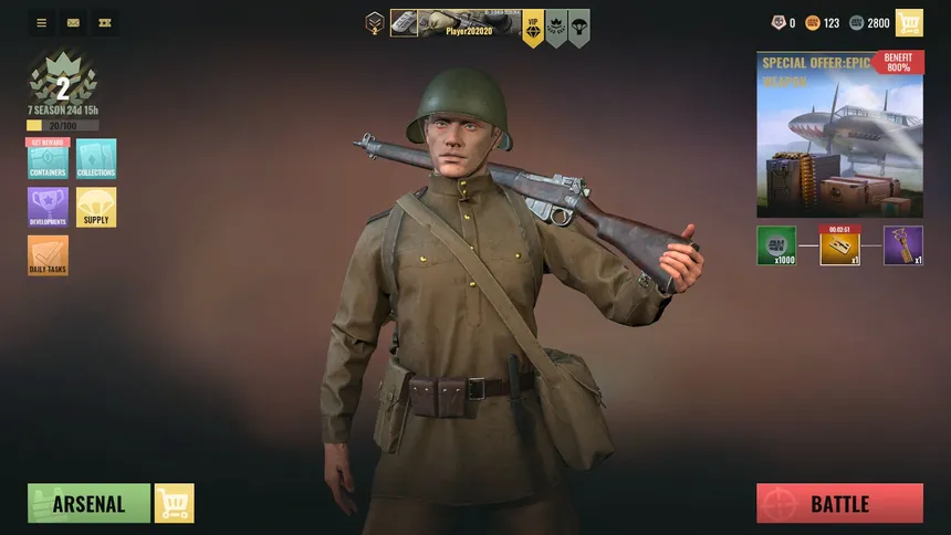 Скриншот 4 к игре Ghosts of War: Battle Royale WW2 Shooting games