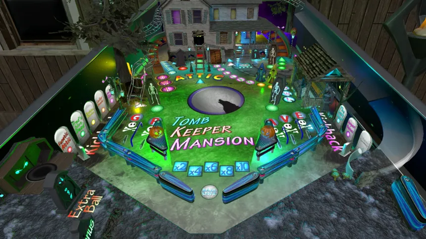 Скриншот 1 к игре Tomb Keeper Mansion Deluxe Pinball
