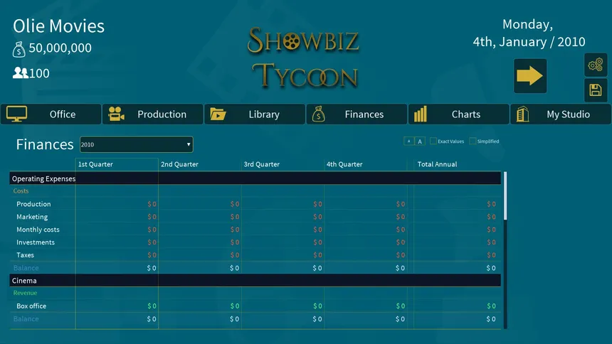Скриншот 3 к игре Showbiz Tycoon