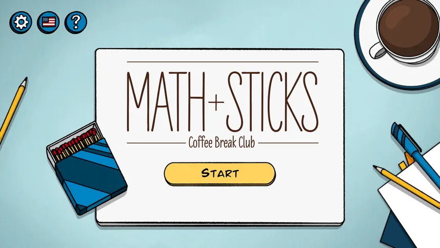 Скриншот 1 к игре Math+Sticks - Coffee Break Club