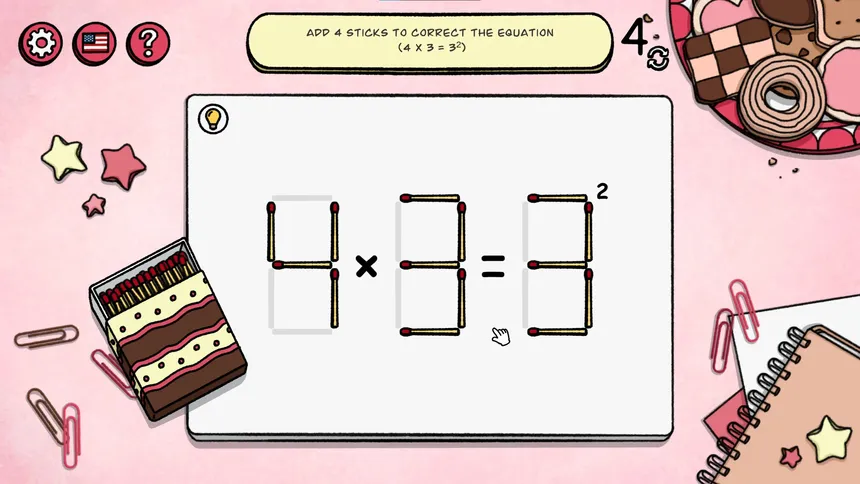 Скриншот 5 к игре Math+Sticks - Coffee Break Club