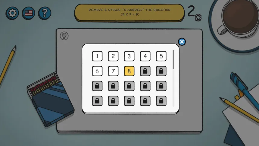 Скриншот 6 к игре Math+Sticks - Coffee Break Club